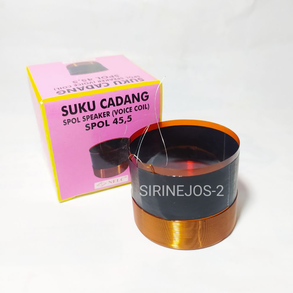 SPUL SPOL SPOOL SPEAKER Voice Coil 45.5 mm NELC
