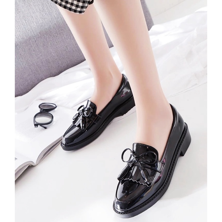 SEPATU LOAFERS WANITA / SEPATU FLAT DOCMART FASHION RAWIZ PREMIUM 008