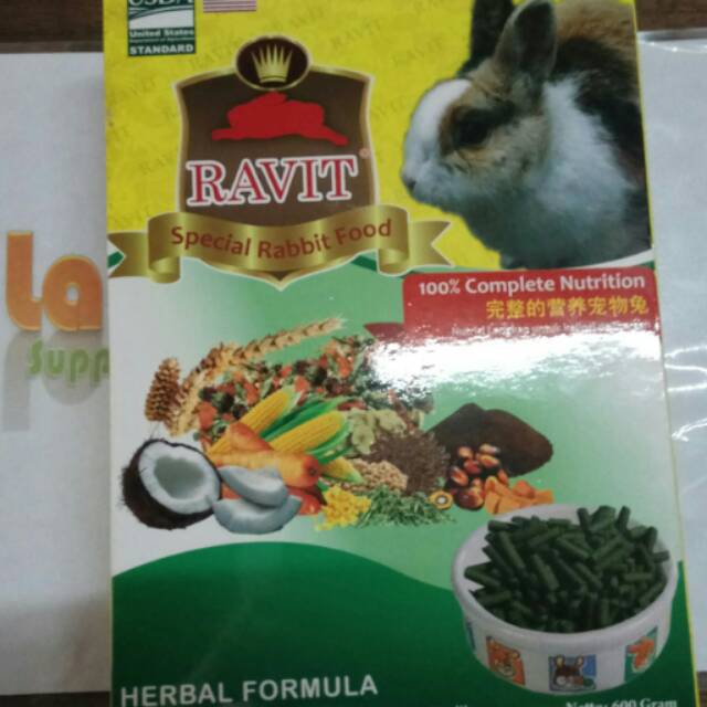 pelet makanan kucing RAVIT600GR