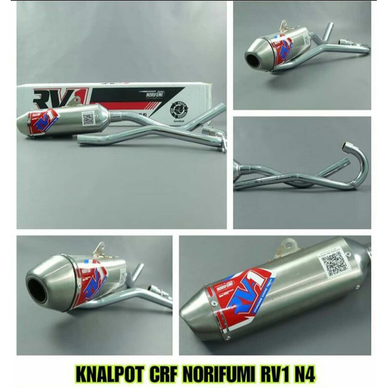 Knalpot norifumi rv 1 KLX/crf  NEW ORIGINAL