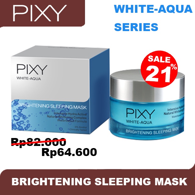 PIXY WHITE AQUA SLEEPING MASK 50 Gr (NIGHT) @MJ