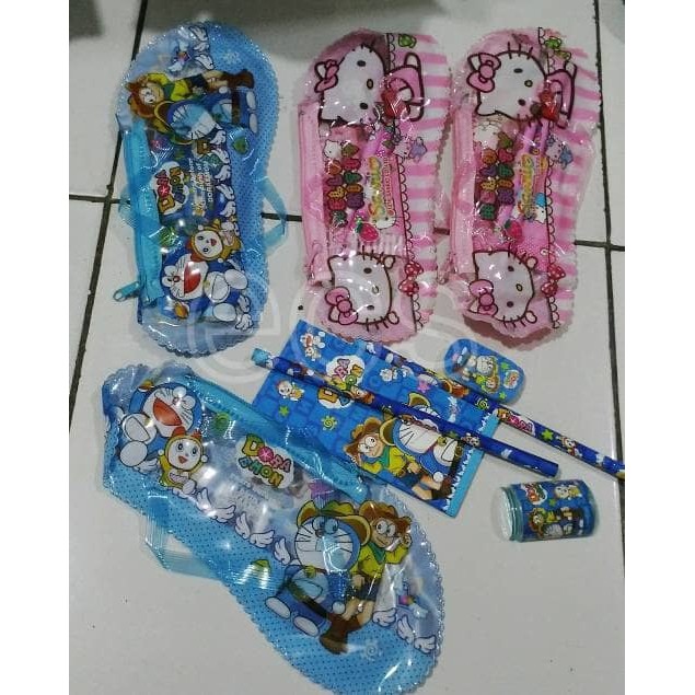 

stationary set alat tulis doraemon kitty paket alat tulis murah sekola