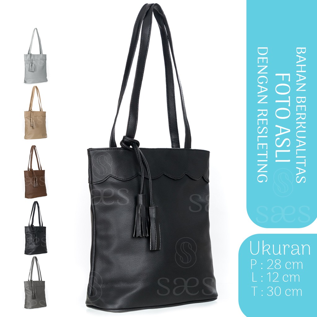 N.E.W PRODUKTas Tote Bag Wanita Cewek Simple Simply Stylish Style saes store id (resleting) Murah Naira saes store 001