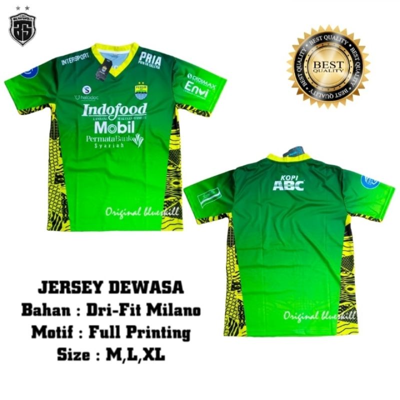 Baju jersey kiper persib dewasa / atasan jersey kiper persib / pakaian olahraga pria / baju sepak bola dewasa kiper terbaru