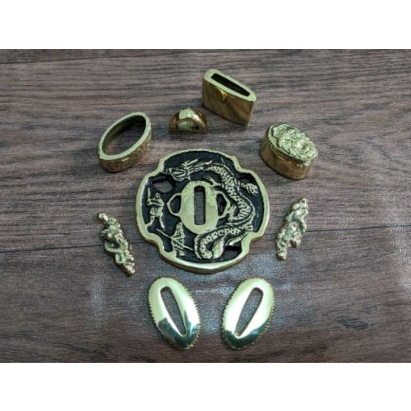 ASESORIS TSUBA KATANAPEDANGSAMURAIDRAGON
