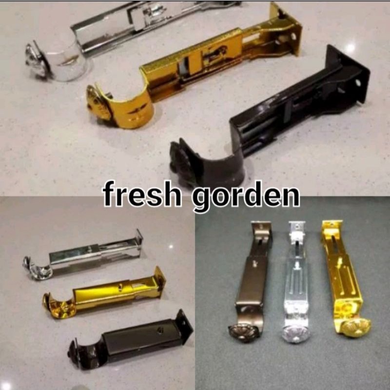 Kaki/penyangga gorden/penyangga rollet gorden