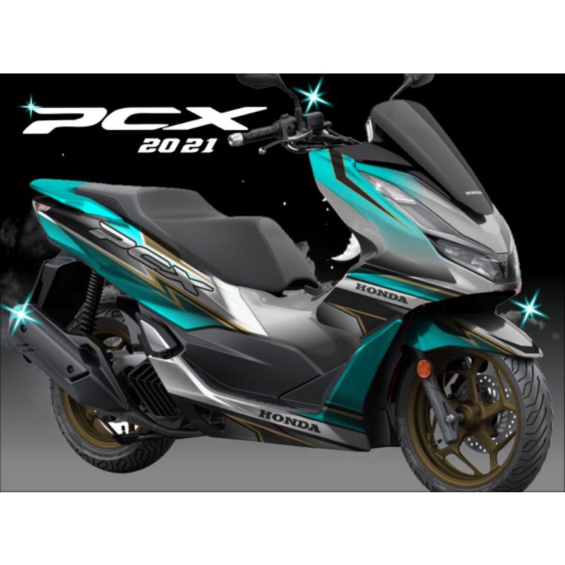 Decal FullBody Honda New PCX160 Elegant Stabilo
