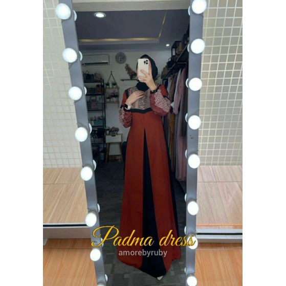 PADMA DRES/ DRES ELEGAN SUPER CANTIK/ORIGINAL AMORE BY RUBY