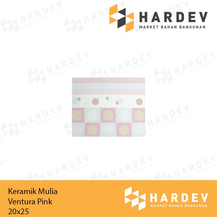 KERAMIK MULIA 20X25 VENTURA PINK KW1