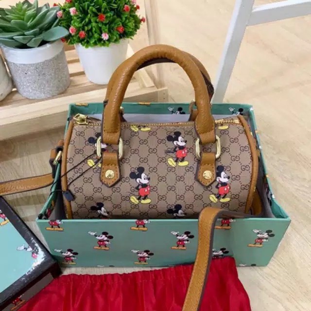 TAS | BAG | WANITA | GUESS GUCCI017 DISNEY X GUCCI SPEEDY BAG ORI PREMIUM IMPORT