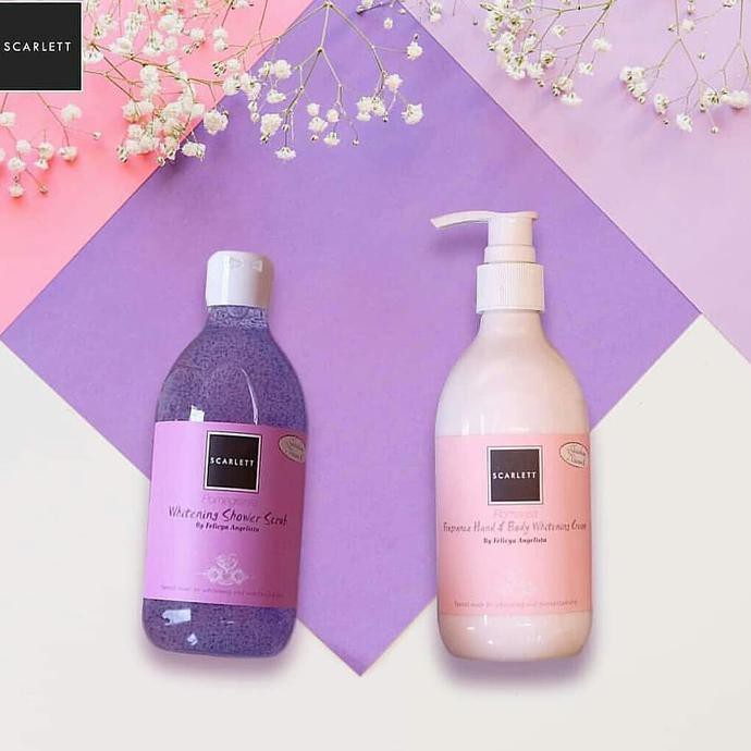 Perawatan Kulit/ Paket Scarlett Body Scrub & Body Lotion Scarlett Whitening