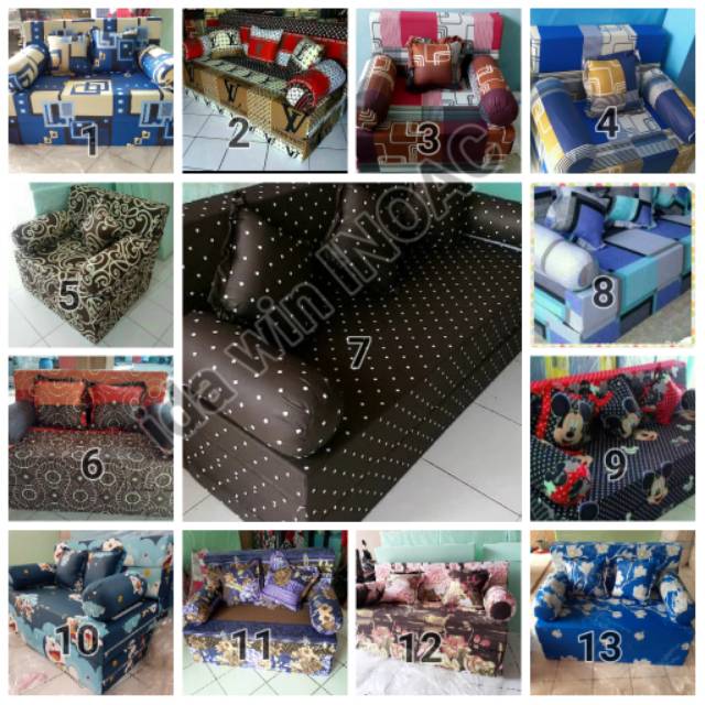 COVER SOFABED ( sarung sofa bed ) / urung sofa bed resleting harga murah [ COD ]