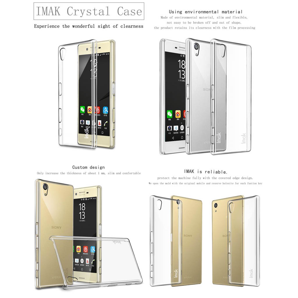 Imak Crystal Case 2nd Series Sony Xperia X Performance - X Performance Dual