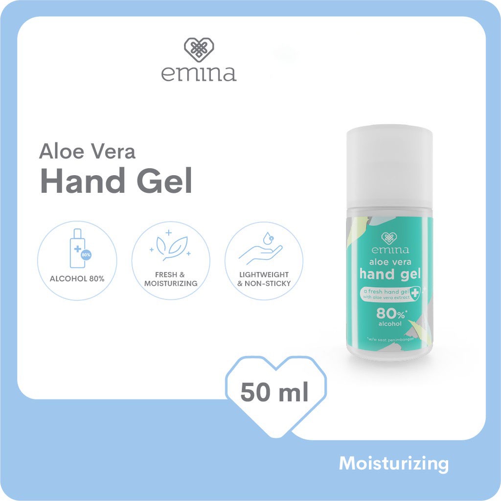 Emina Aloe Vera Hand Gel - Sanitizer 50mL