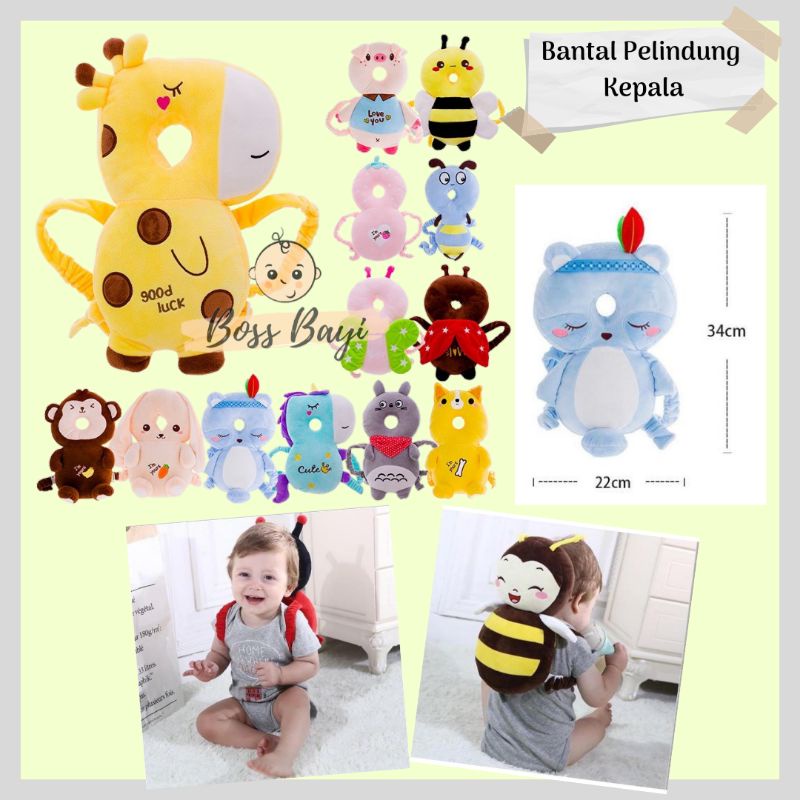 Bantal Pelindung Kepala Bayi / Balita / Anak saat Belajar Jalan - Baby Head Protector