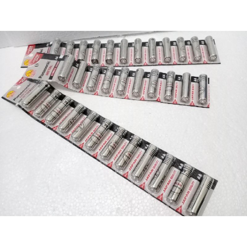 Baterai Panasonic Metal AA 1.5V/batrey jam dinding/MINIM PEMBELIAN 6/SNI