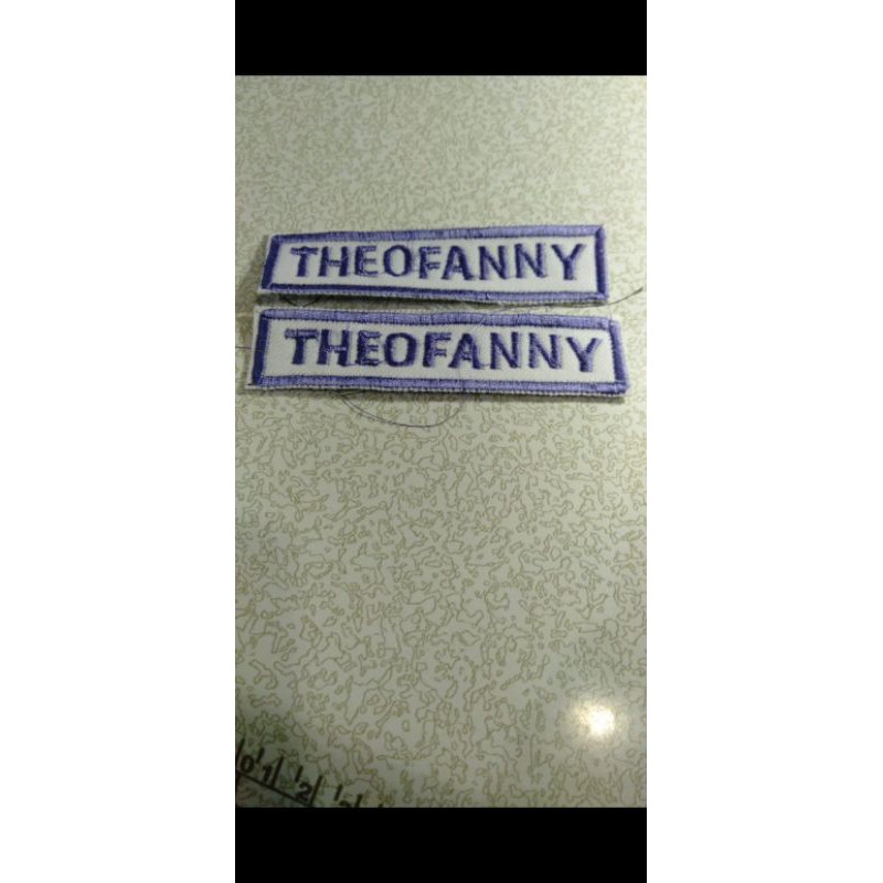 BORDER NAMA TNI , BANSER ,ROMPI DN JAKET  CUSTOM + LOGO PT timbul