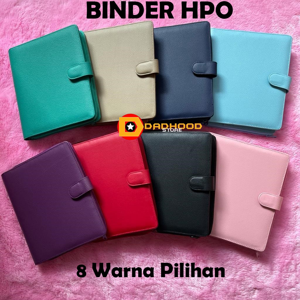 

BINDER HPO POLOS KULIT SINTETIS 8 WARNA PILIHAN a5 & B5