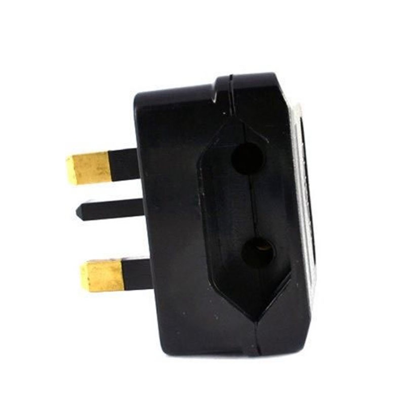 Btsg Adapter Konverter Power Socket Euro 2pin Ke Uk 3pin Untuk Travel