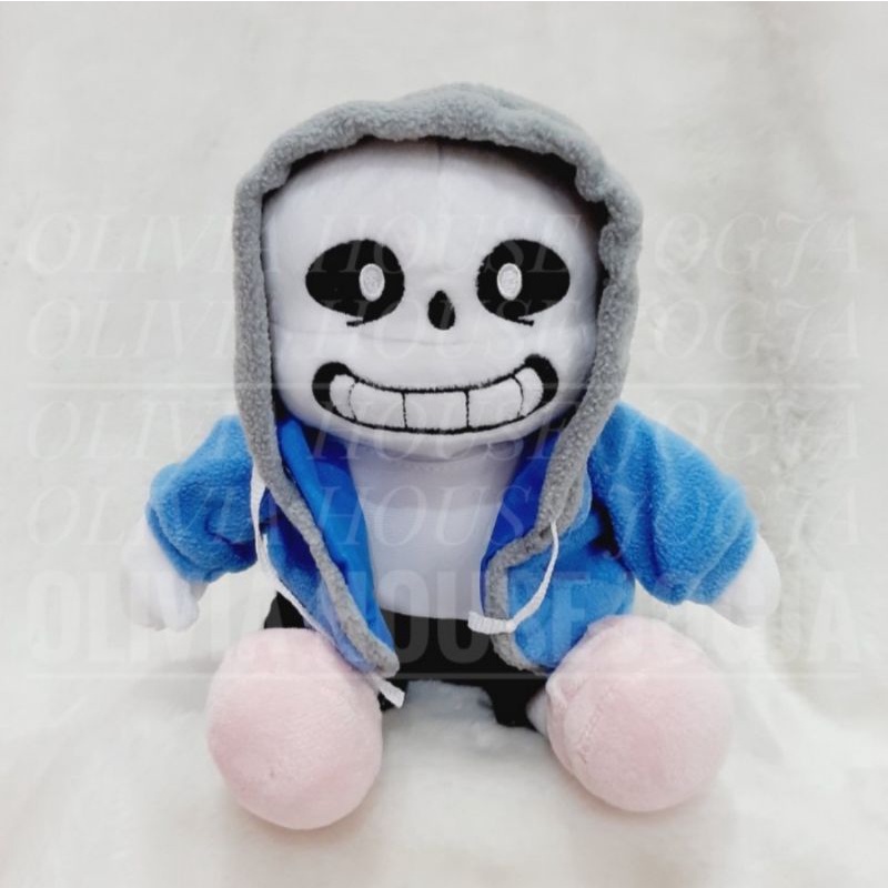 Boneka Sans Undertale Jaket Biru No Tag Boneka Sans Biru No Tag