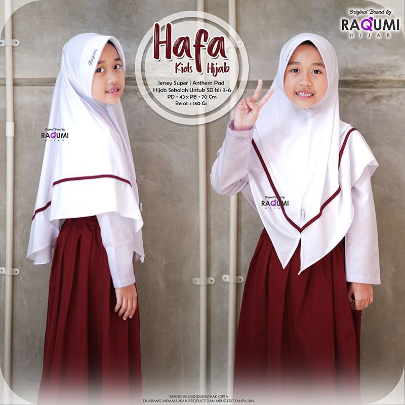 HAFA KIDS HIJAB BY RAQUMI ORI