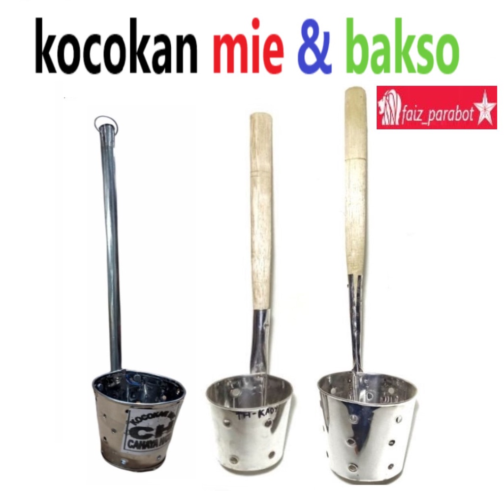 kocokan Saringan mie ayam / colander serok bakmi stainless