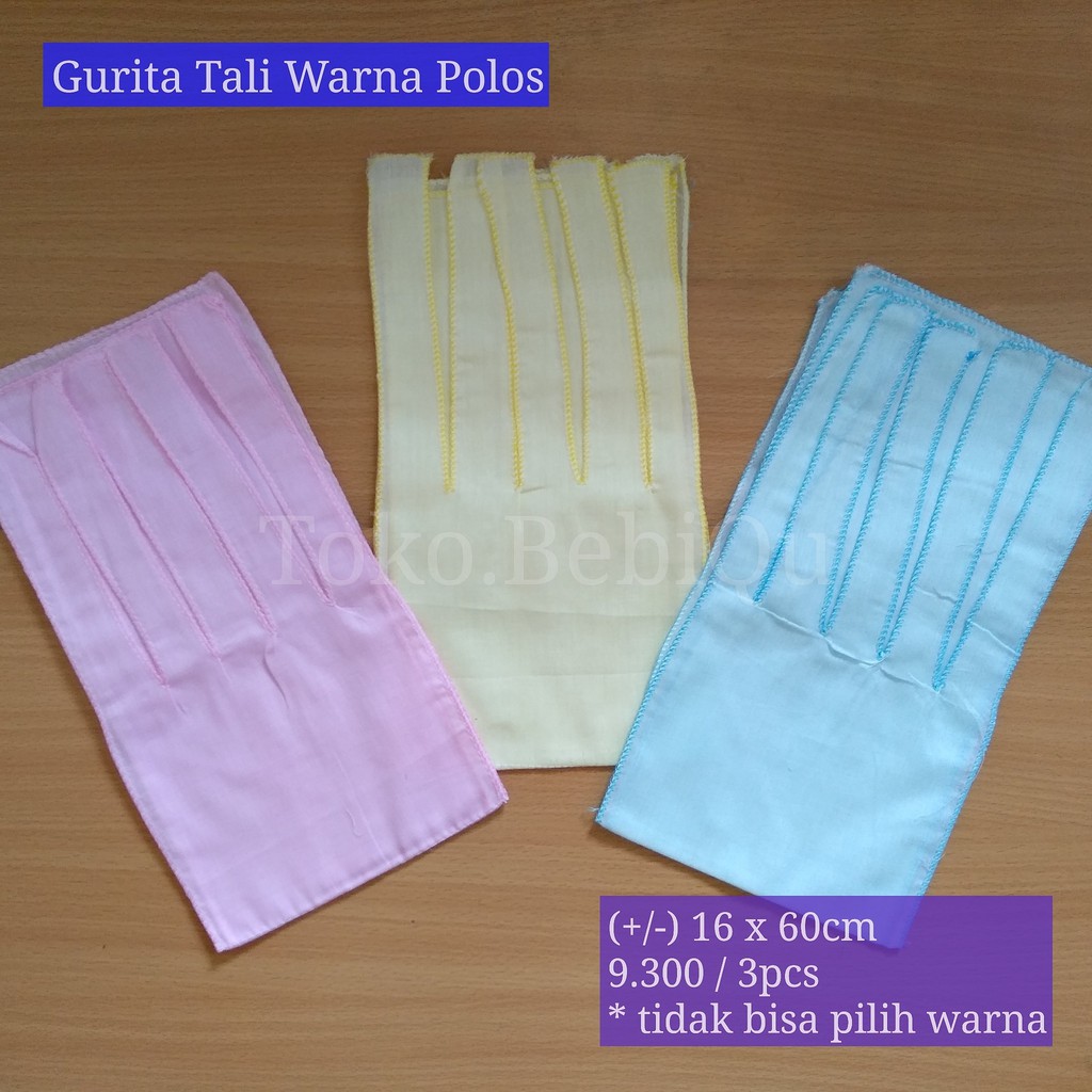 Gurita Bayi Tali Warna Polos