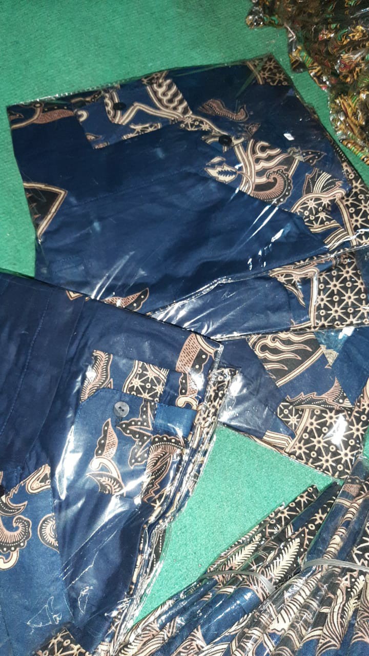 Kemeja Batik Lengan Panjang Size M L Xl Xxl Xxxl