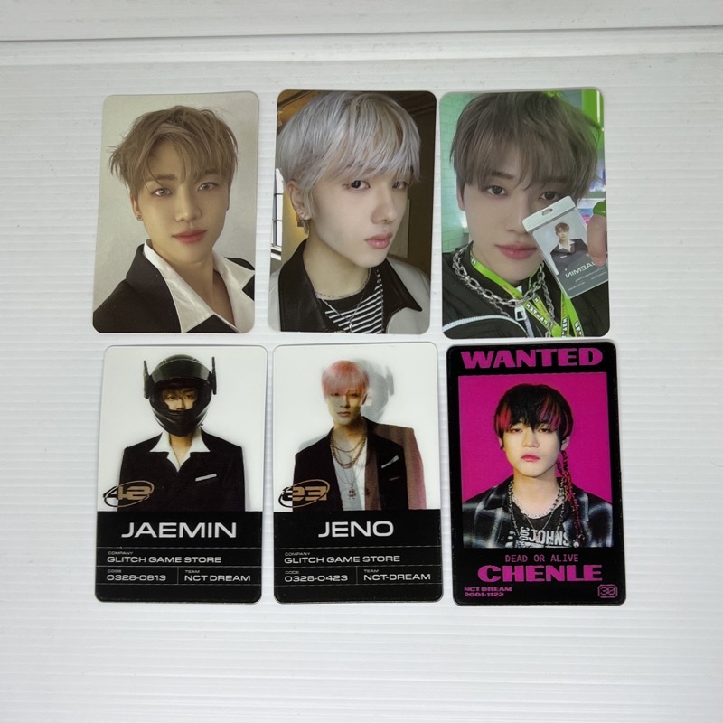 NCT DREAM - Glitch Mode Photocard/PC &amp; Lenticular Card Jeno Jeamin Jisung Chenle