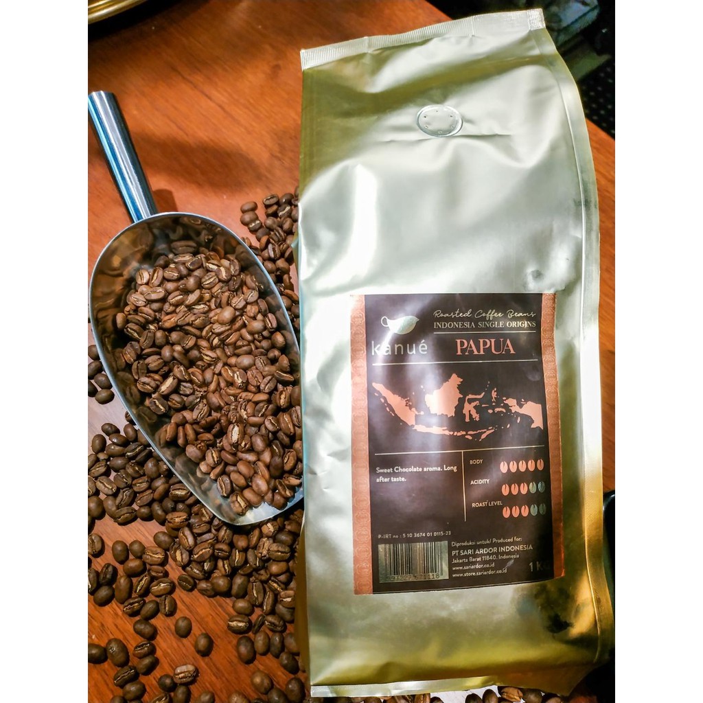 

Kopi Arabika Papua Kanue Roasted Bean 1 KG