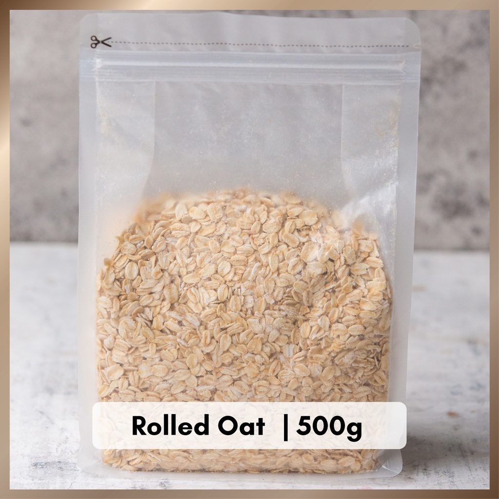 

Rolled Oat 500 gram HQFOOD - Oat Giling