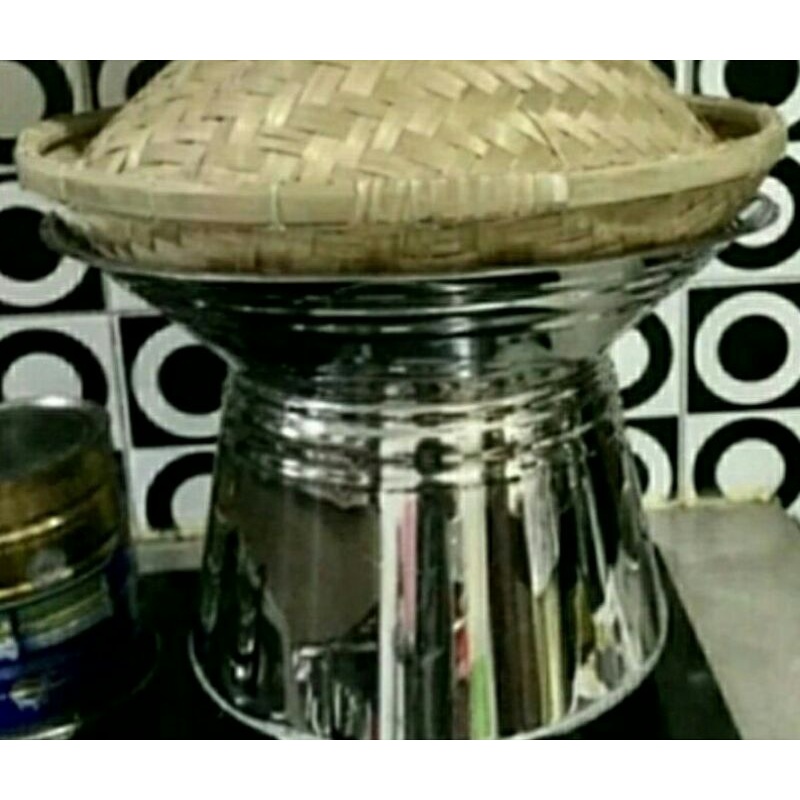 Seeng stainliess/dangdang seeng+kukusan bambu