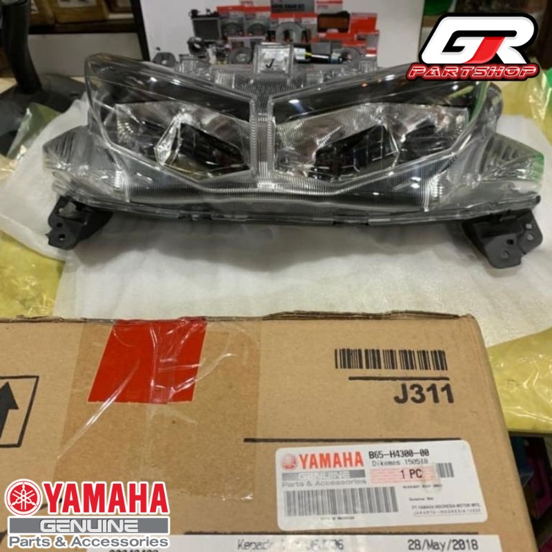 lampu depan assy aerox b65 original yamaha headlamp head lamp ori ygp