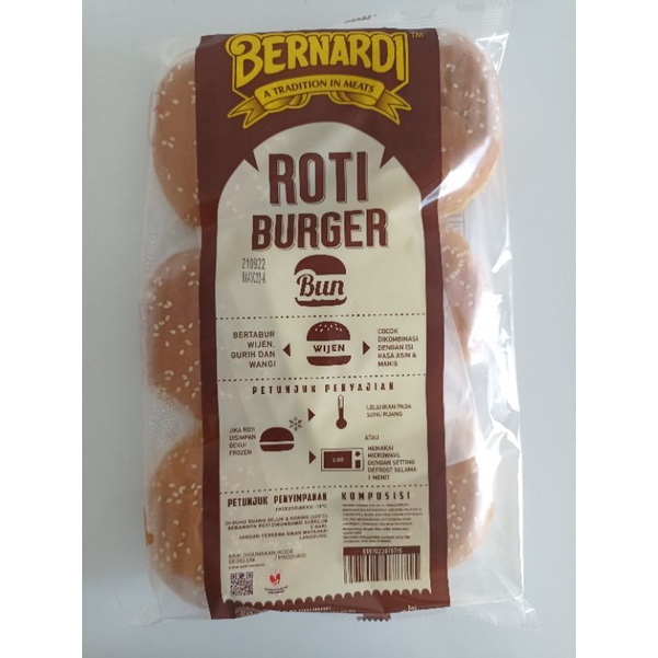 

Bernardi Burger Bun Wijen isi 6