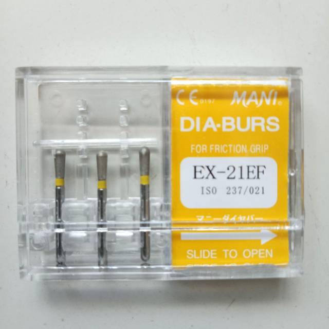 Dental diamond bur polishing extreme fine