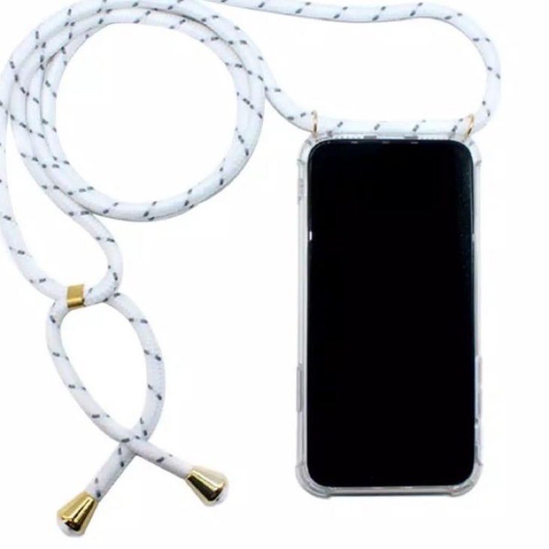 SAMSUNG SEMUA TIPE CASE TALI NAGITA ANTICRACK CLEAR GANTUNGAN LANYARD TALI CASE