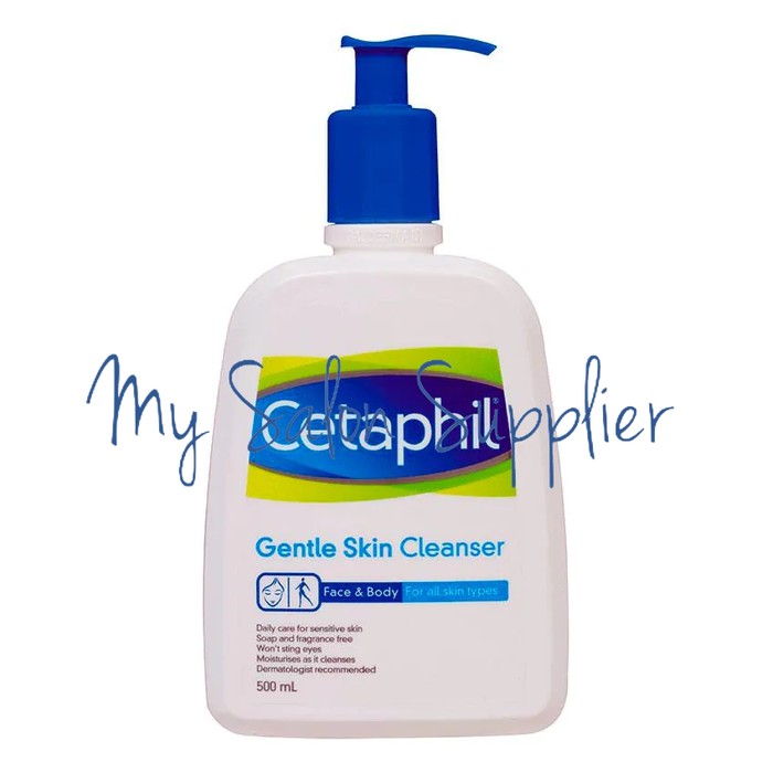 Cetaphil Gentle Skin Cleanser Face &amp; Body Pump 500ml