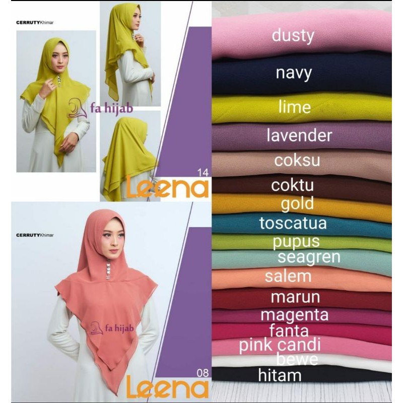 Khimar Leena ori Fahijab