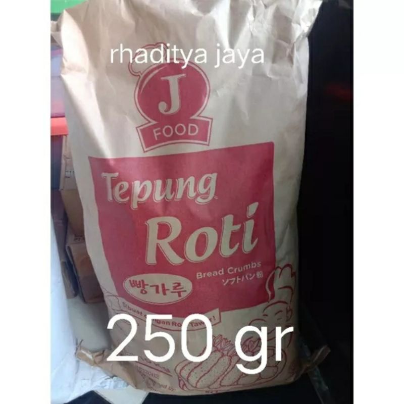

tepung roti j food 250/500 g repack