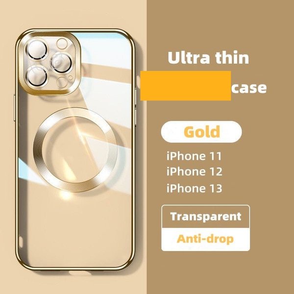 Soft Case Clear Electroplating iPhone X / XS / 11 / 11 Pro Max / 12 Pro Max / 13 Pro Max Ring Hole Logo TPU Protect Cam