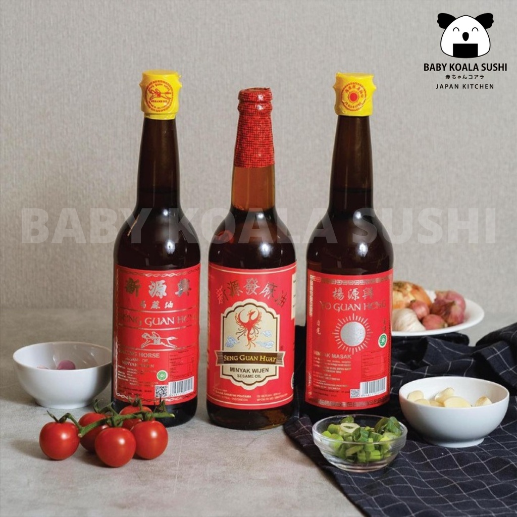 POENIX Minyak Wijen Putih Murni 100% 620 ml Halal │ Pure White Sesame Oil Seng Guan Huat