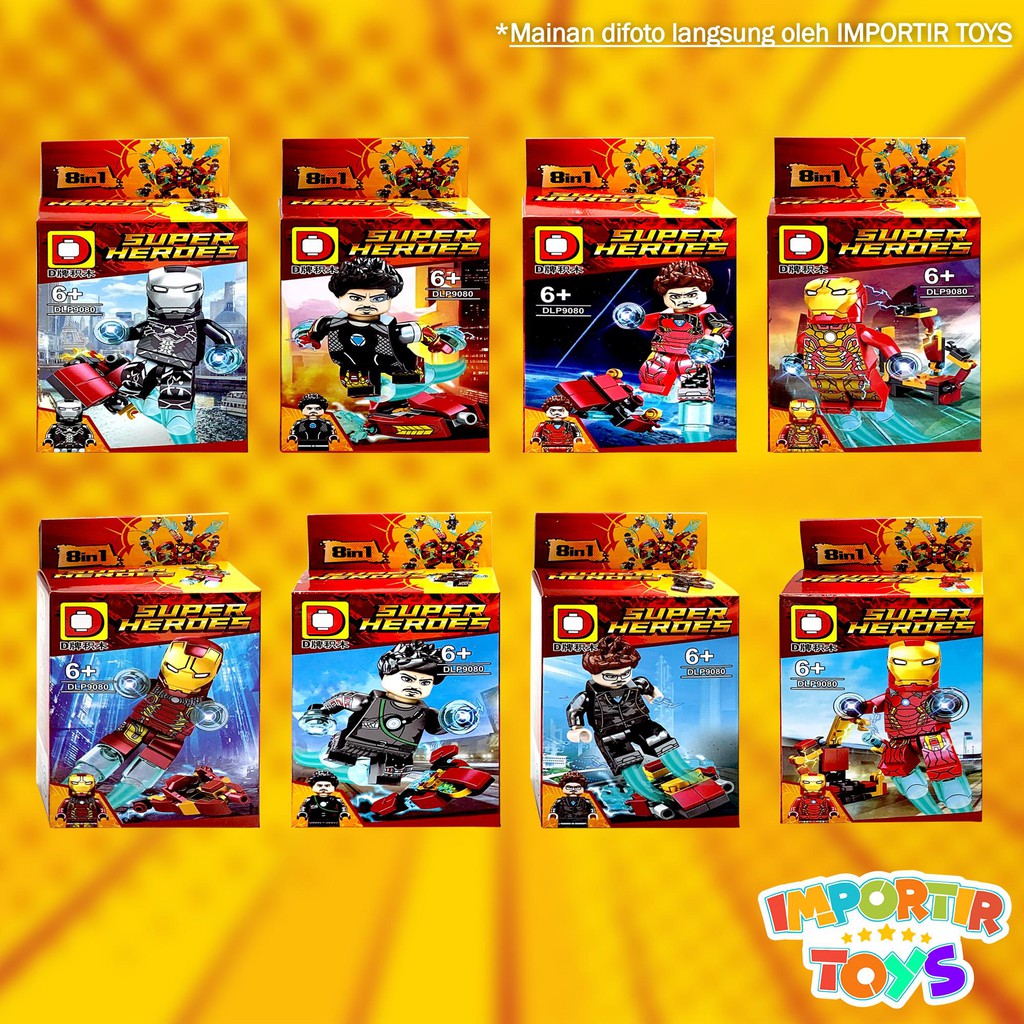 LEGO SUPERHEROES (8 VARIAN KARAKTER SUPERHERO)