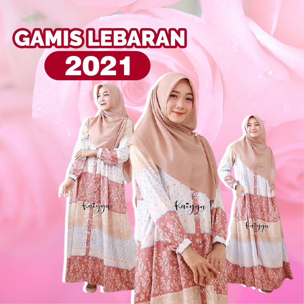 Baju Lebaran Buat Ibu Hamil Gamis Syari Lebaran Model Gamis Lebaran
