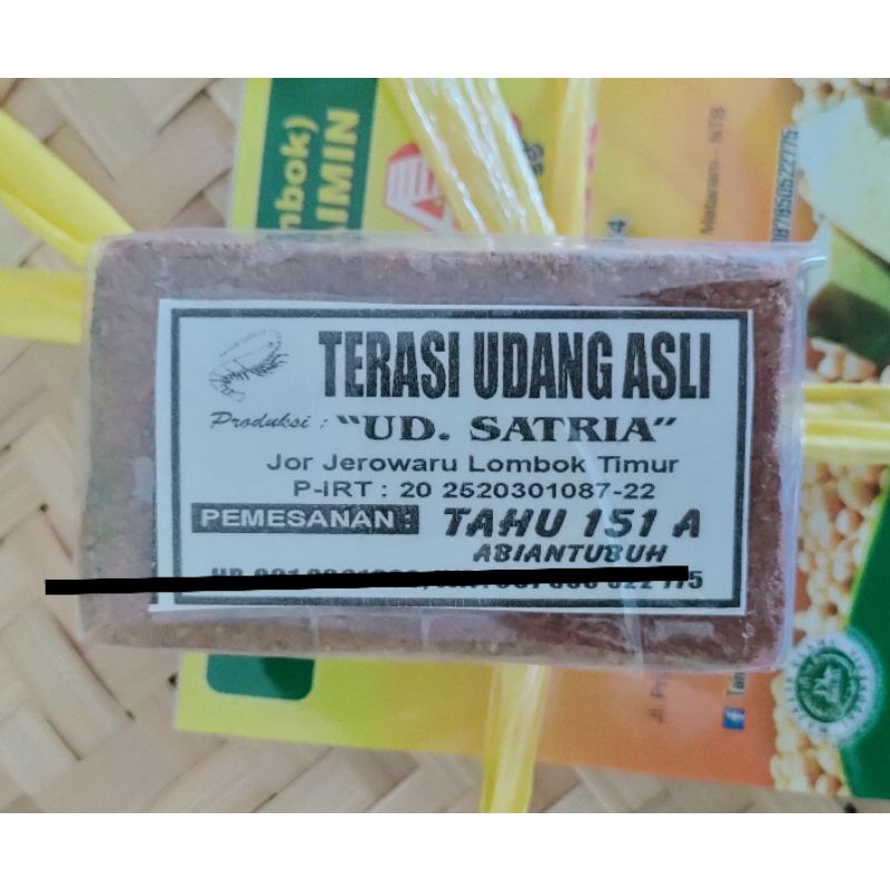

TERASI UDANG ASLI KHAS LOMBOK RASANYA MANTAP BOS KU