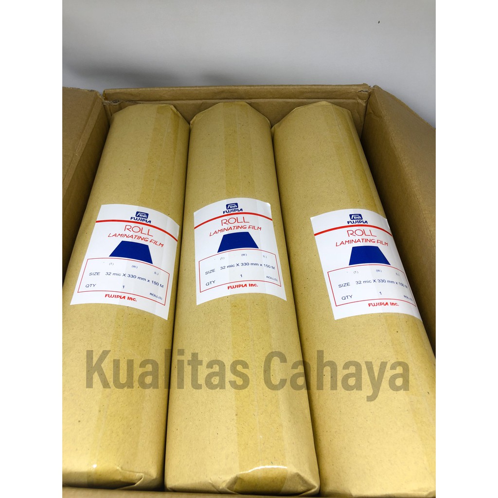 Plastik Laminating Roll Glossy FUJIPLA 330 Ekonomis Berkualitas