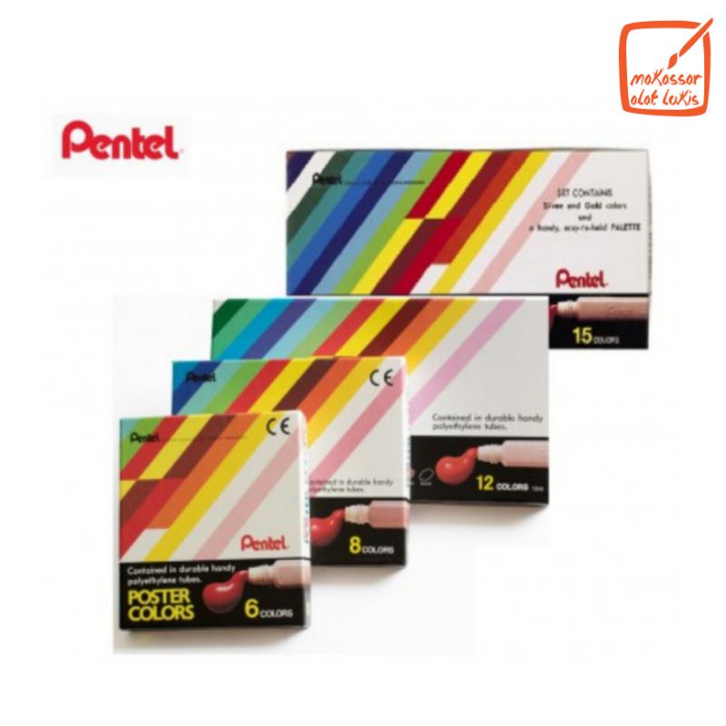 

Poster Color Pentel YNGP-8C/12C/15C