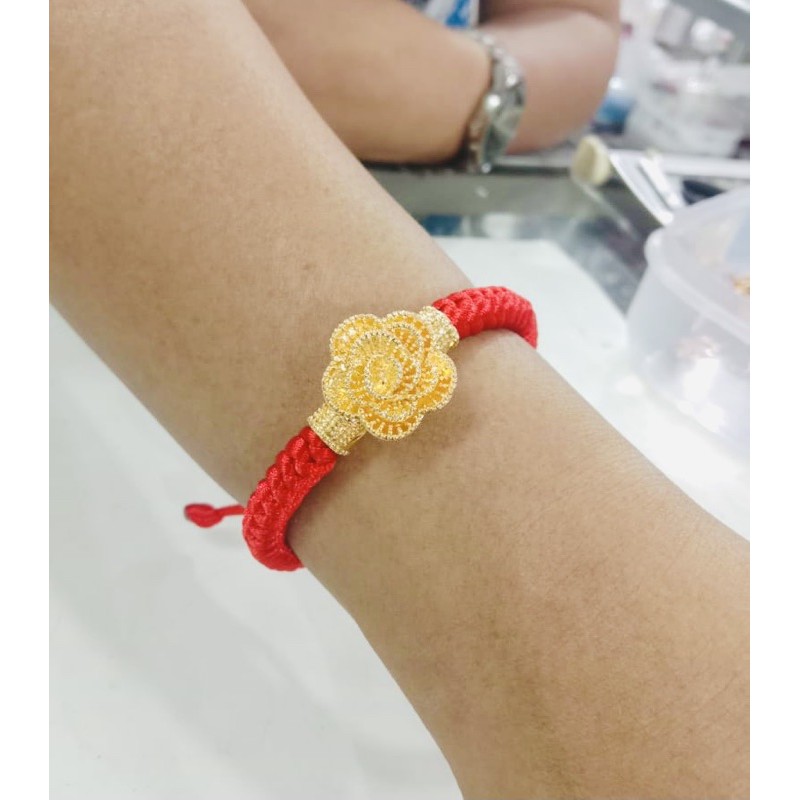 gelang tangan wanita // gelang serut //gelang tali//perhiasan pengganti emas//gelang