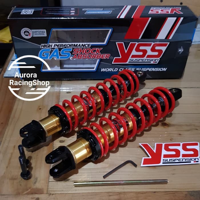 Q.W291 Shockbreaker YSS DTG EVO Aerox 155 Red Gold