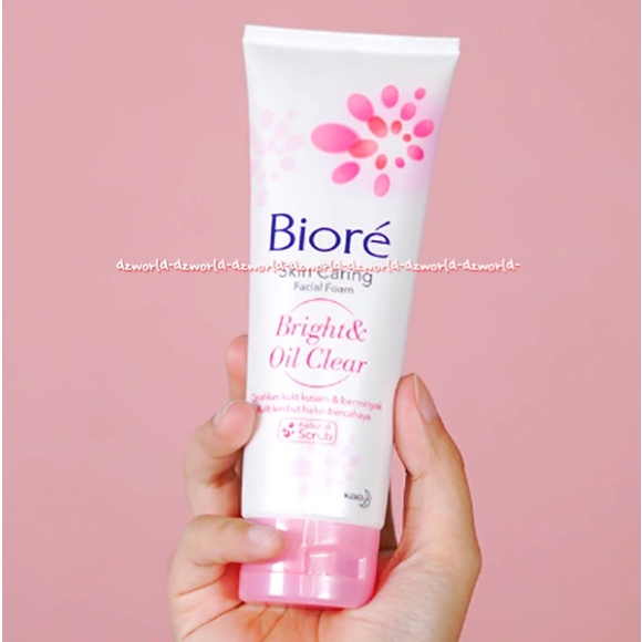 Biore Skin Caring 100ml Sabun Pembersih Muka Berminyak Biore Bright and Oil Clear