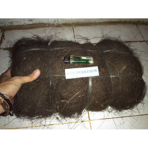 serabut ijuk resapan / ijuk saringan / ijuk bantal / ijuk saringan filter air / media tanam ijuk